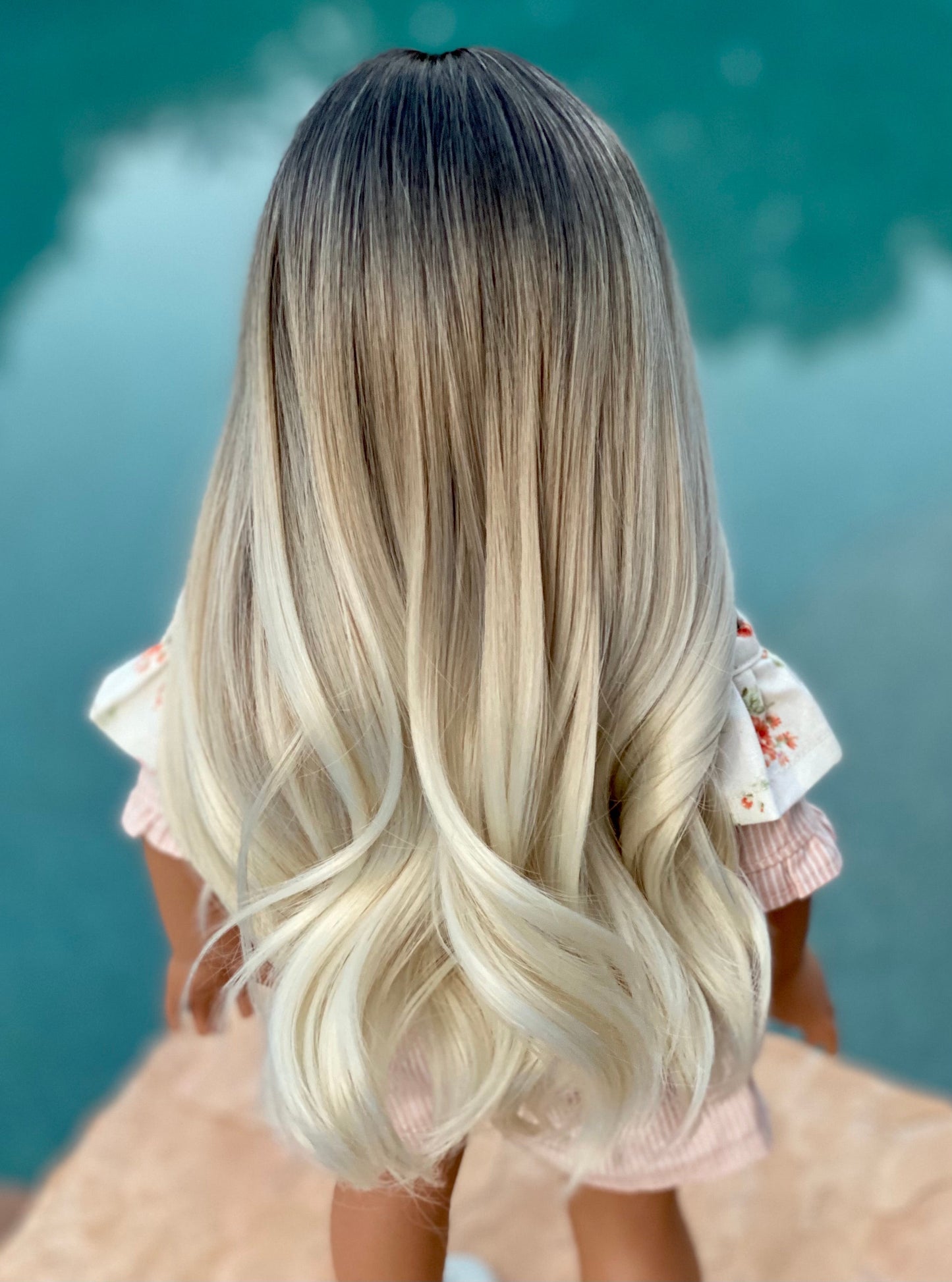 Lavish “Iced Cappuccino” lightly curled