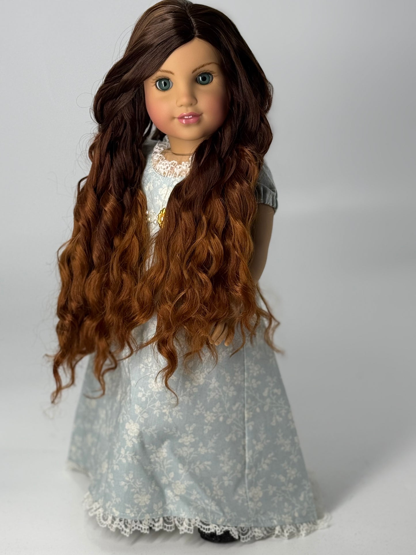 Lavish “Nutmeg” Ombre-dyed Spiral Curls