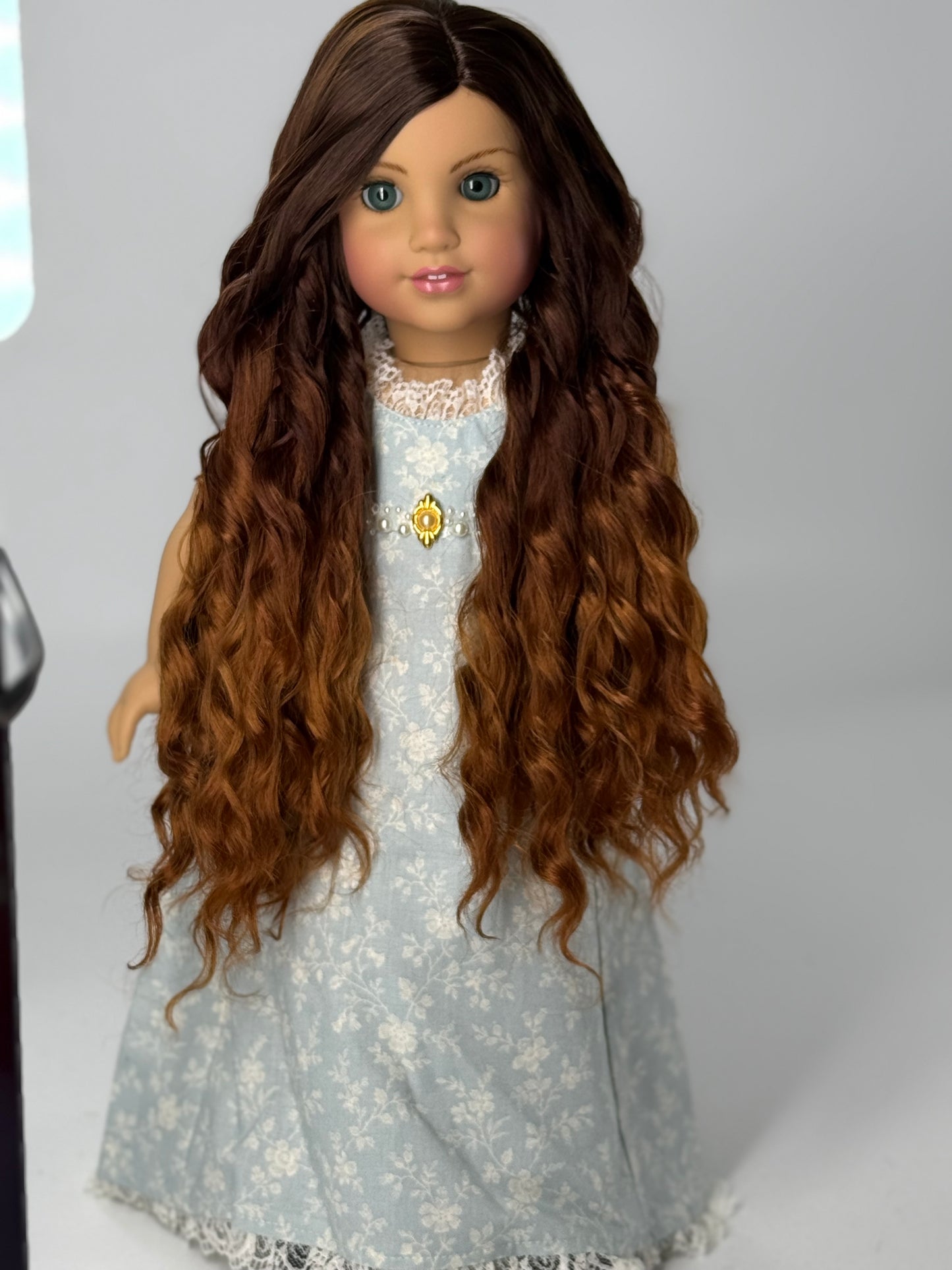 Lavish “Nutmeg” Ombre-dyed Spiral Curls