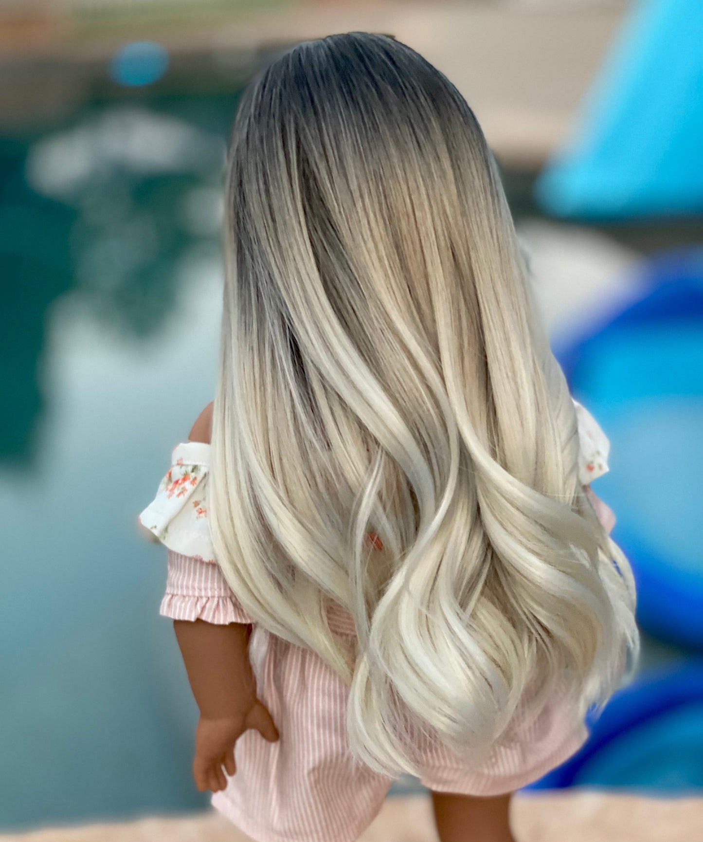 Lavish “Iced Cappuccino” lightly curled
