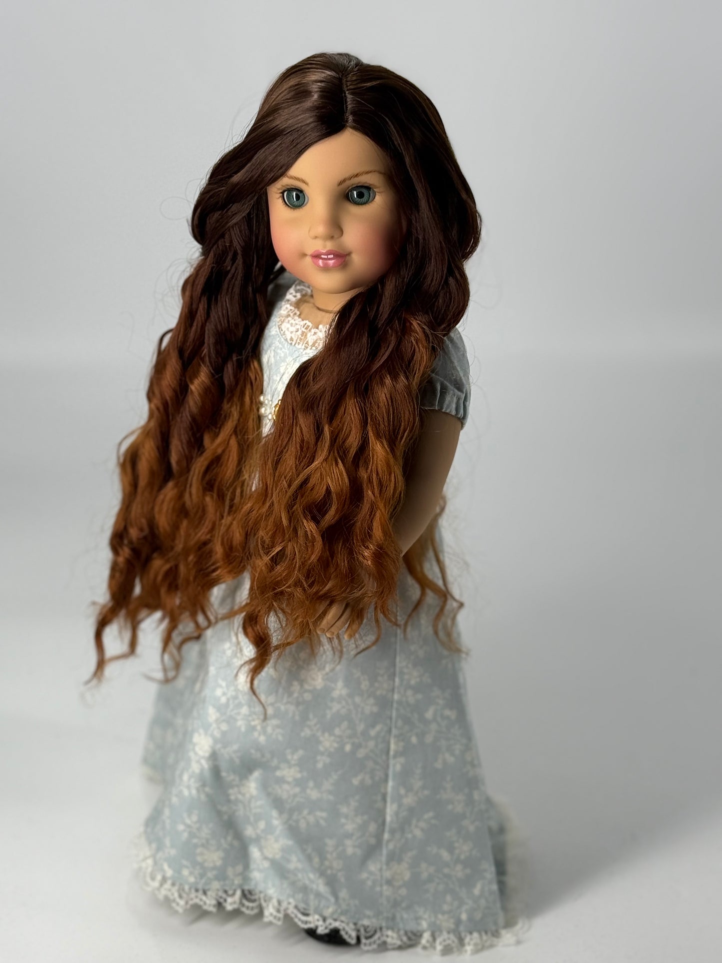 Lavish “Nutmeg” Ombre-dyed Spiral Curls