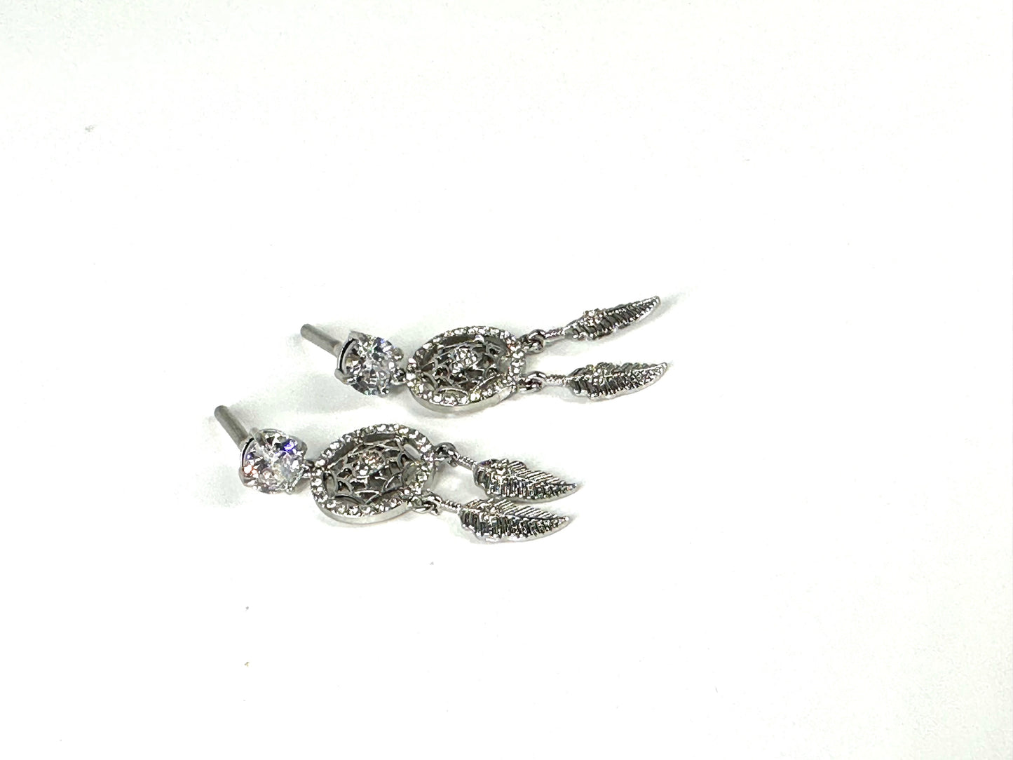Dream Catcher Dangle Post Earrings for 18” Dolls “Diamond”
