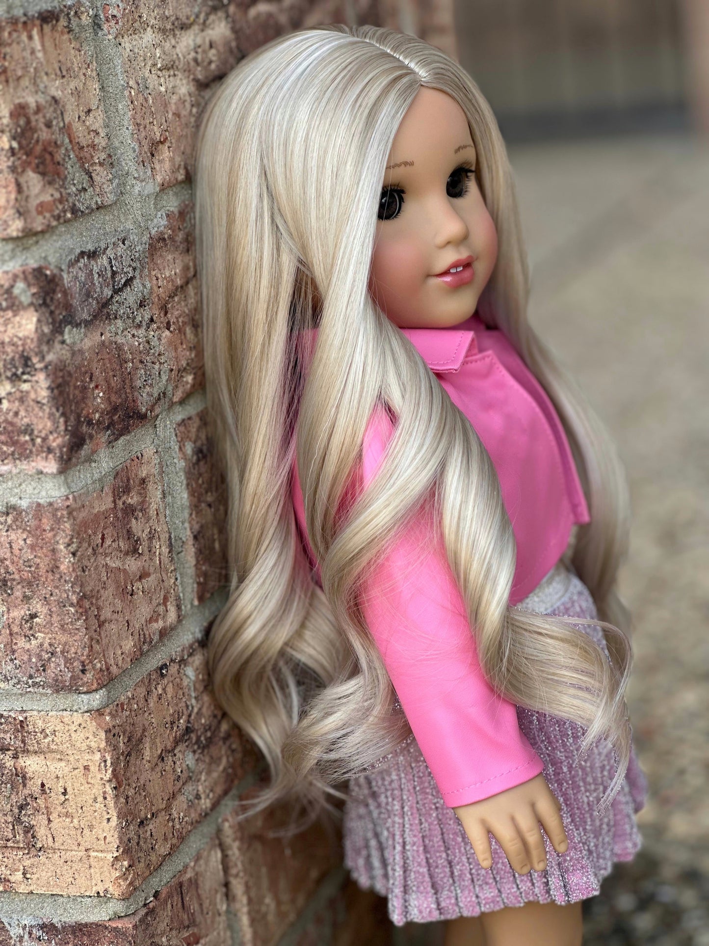 Lavish “Cashmere Crème” Lightly Curled