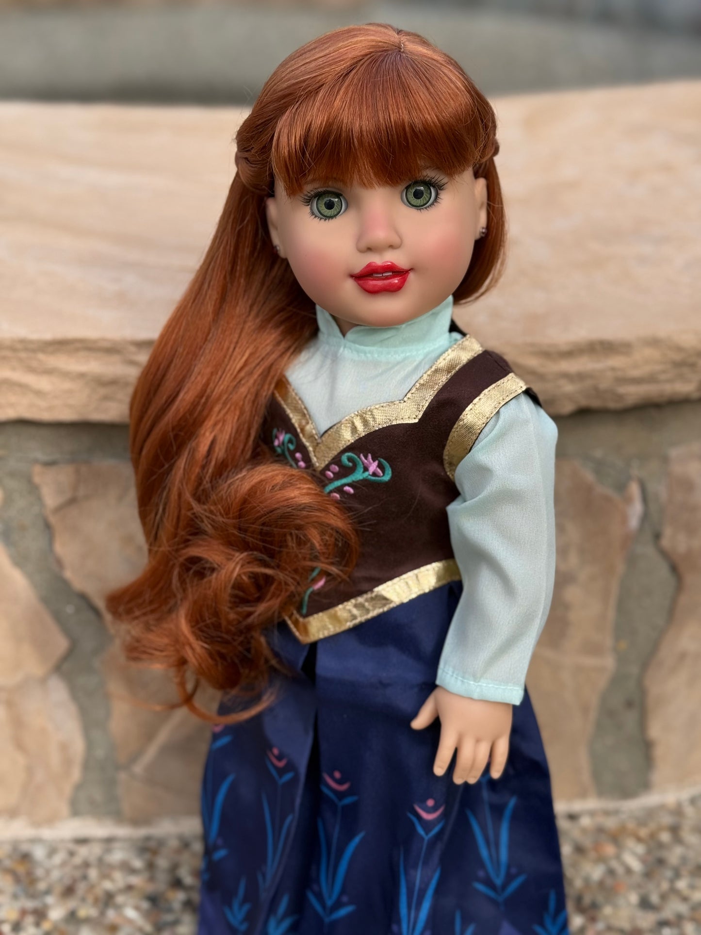 Lavish “Redhead Queen” with Braids