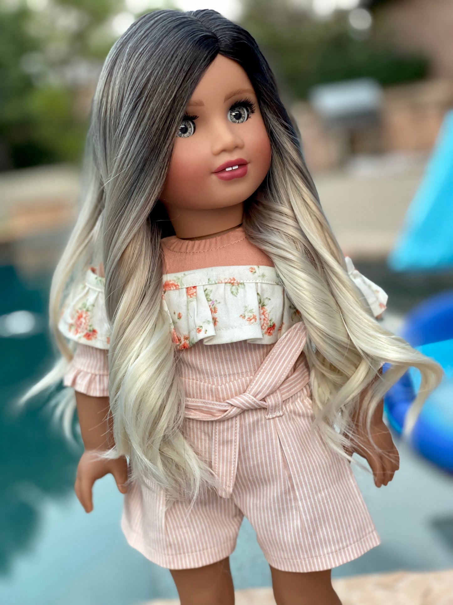 Lavish “Iced Cappuccino” lightly curled