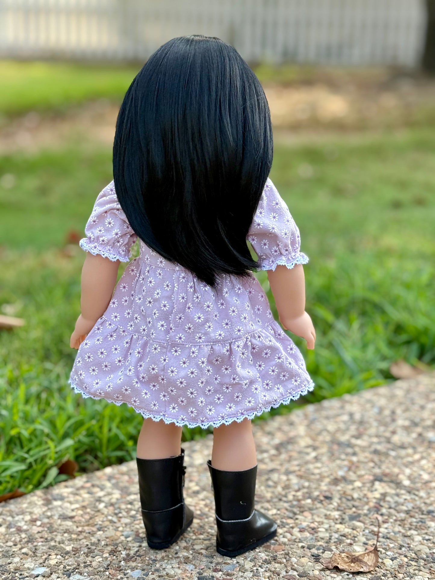 Lavish “Black Lily” Med Bangs