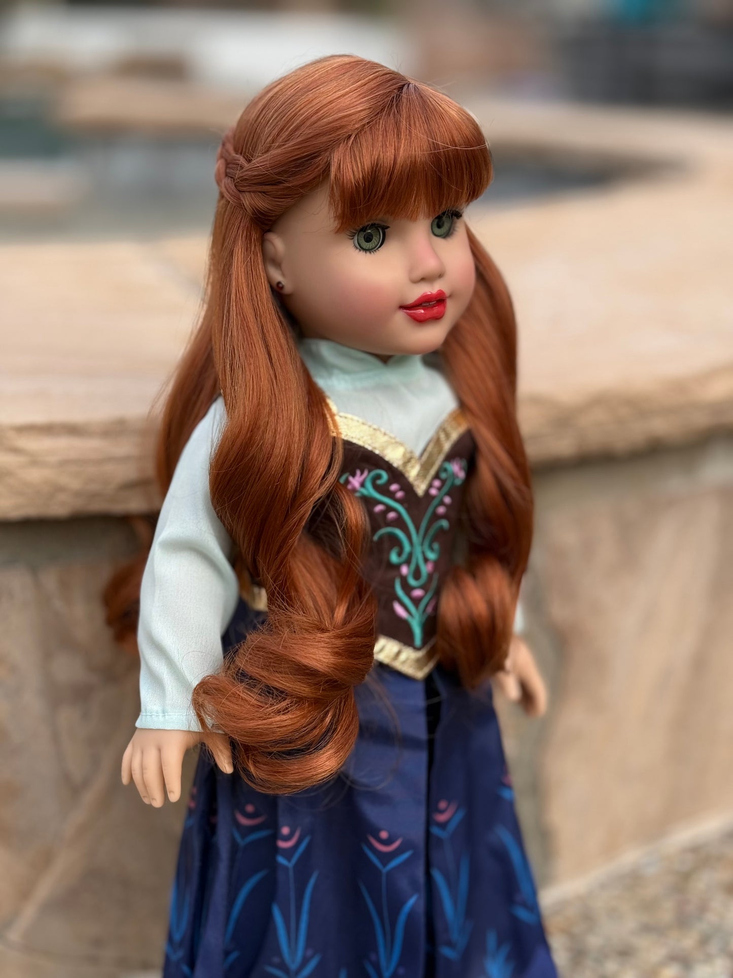 Lavish “Redhead Queen” with Braids