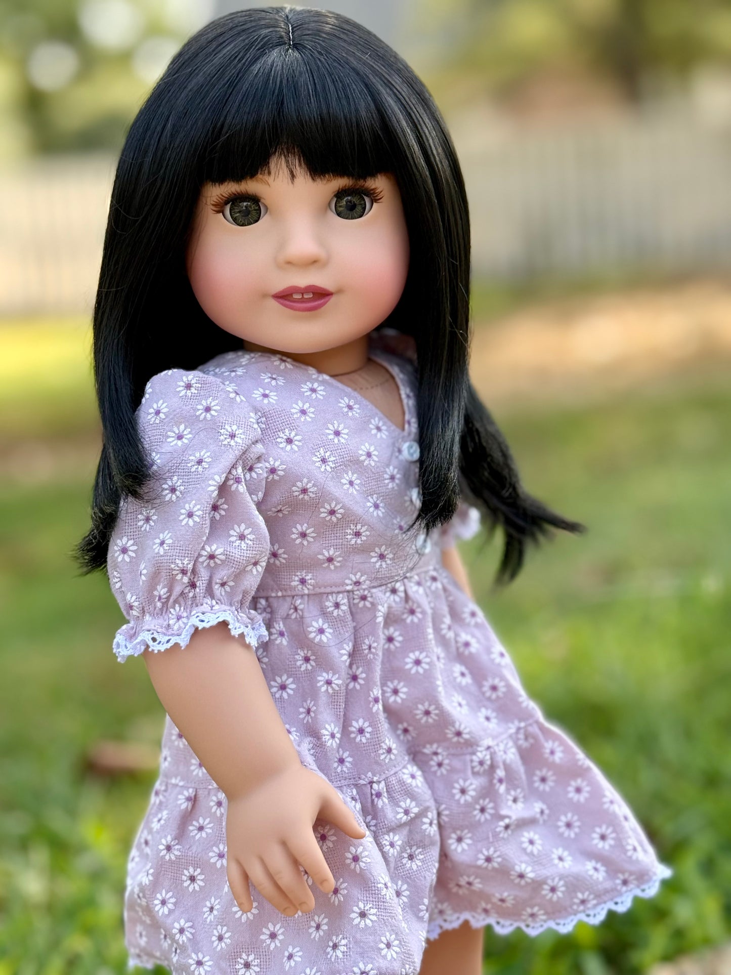 Lavish “Black Lily” Med Bangs