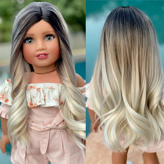 Lavish “Iced Cappuccino” lightly curled