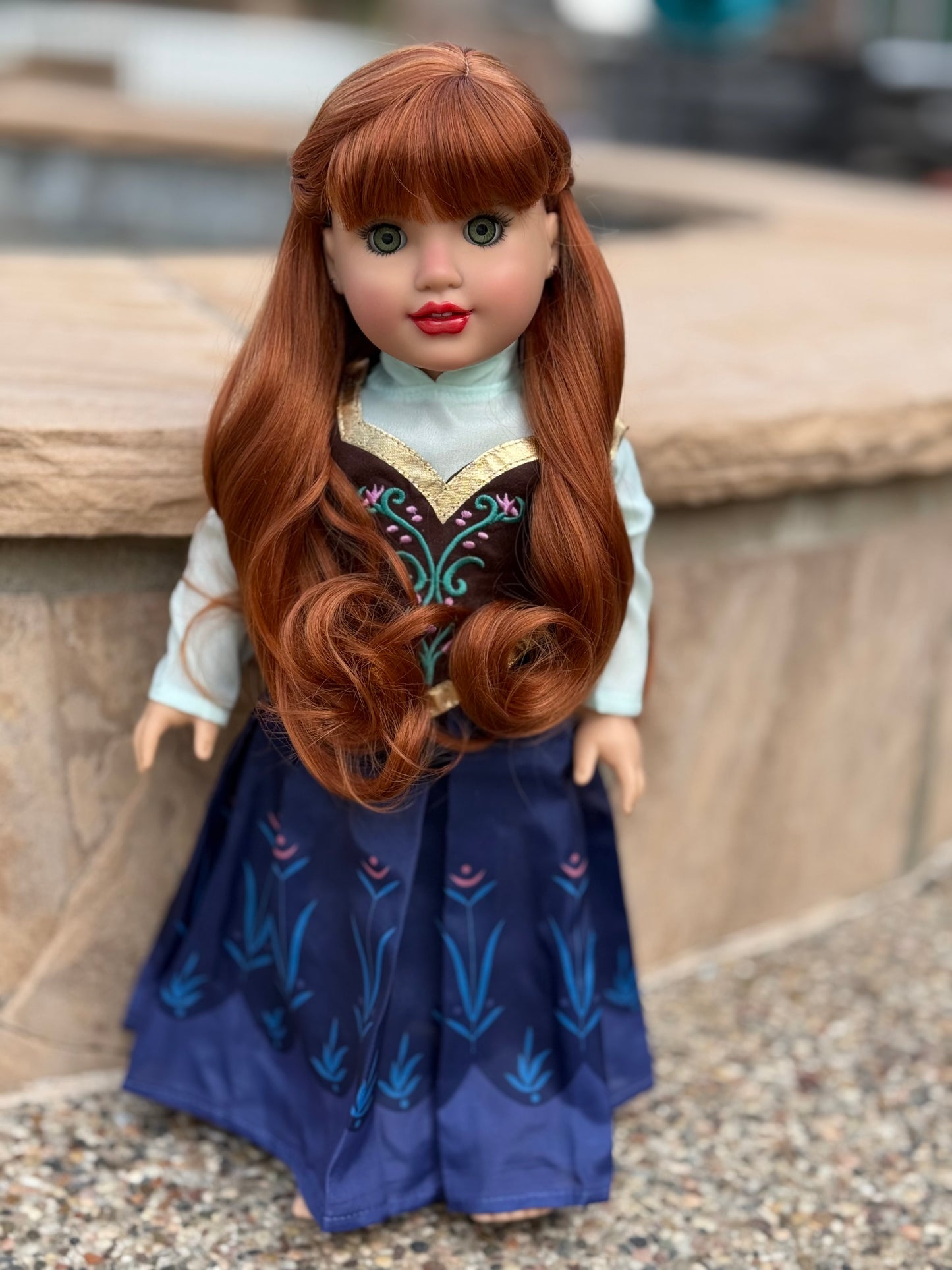 Lavish “Redhead Queen” with Braids
