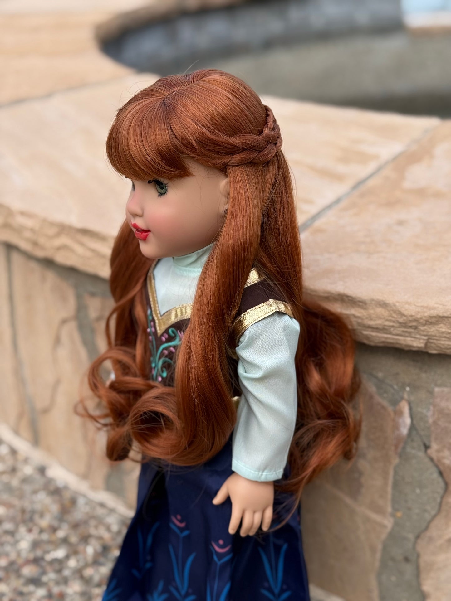 Lavish “Redhead Queen” with Braids