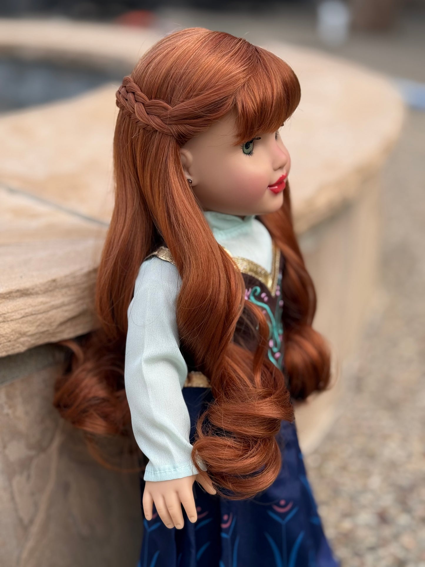 Lavish “Redhead Queen” with Braids