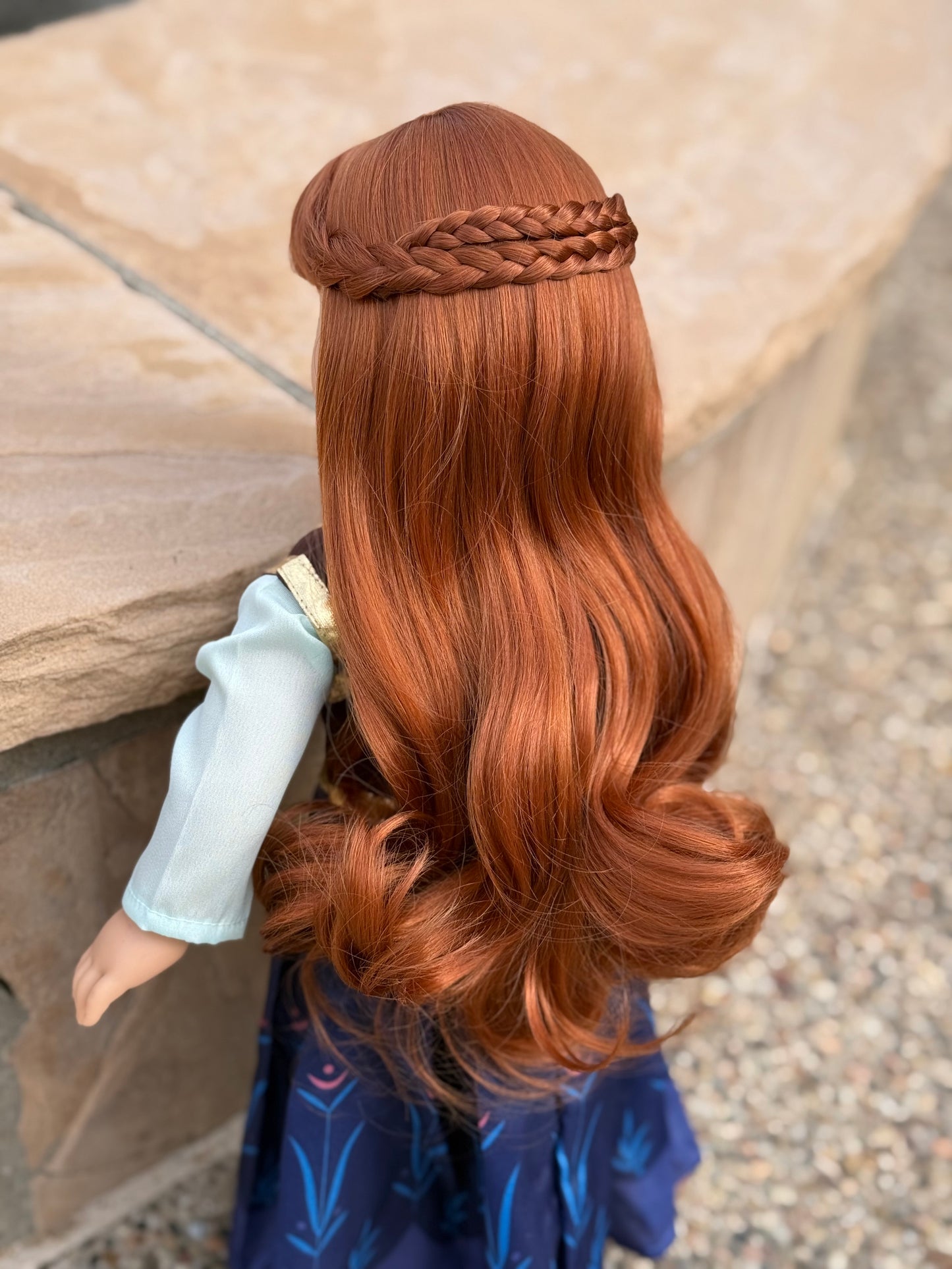 Lavish “Redhead Queen” with Braids