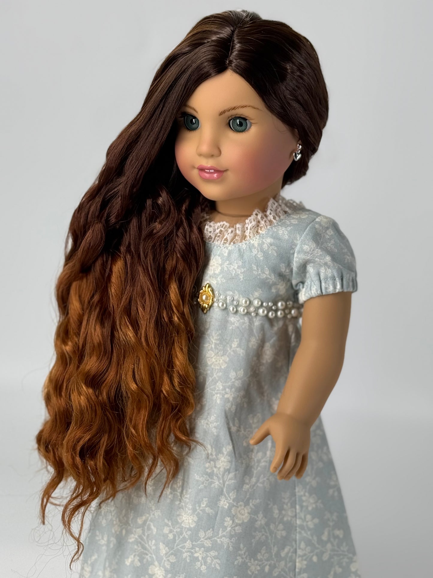 Lavish “Nutmeg” Ombre-dyed Spiral Curls