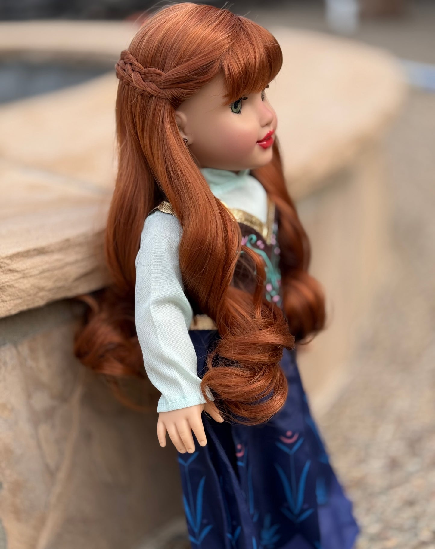 Lavish “Redhead Queen” with Braids