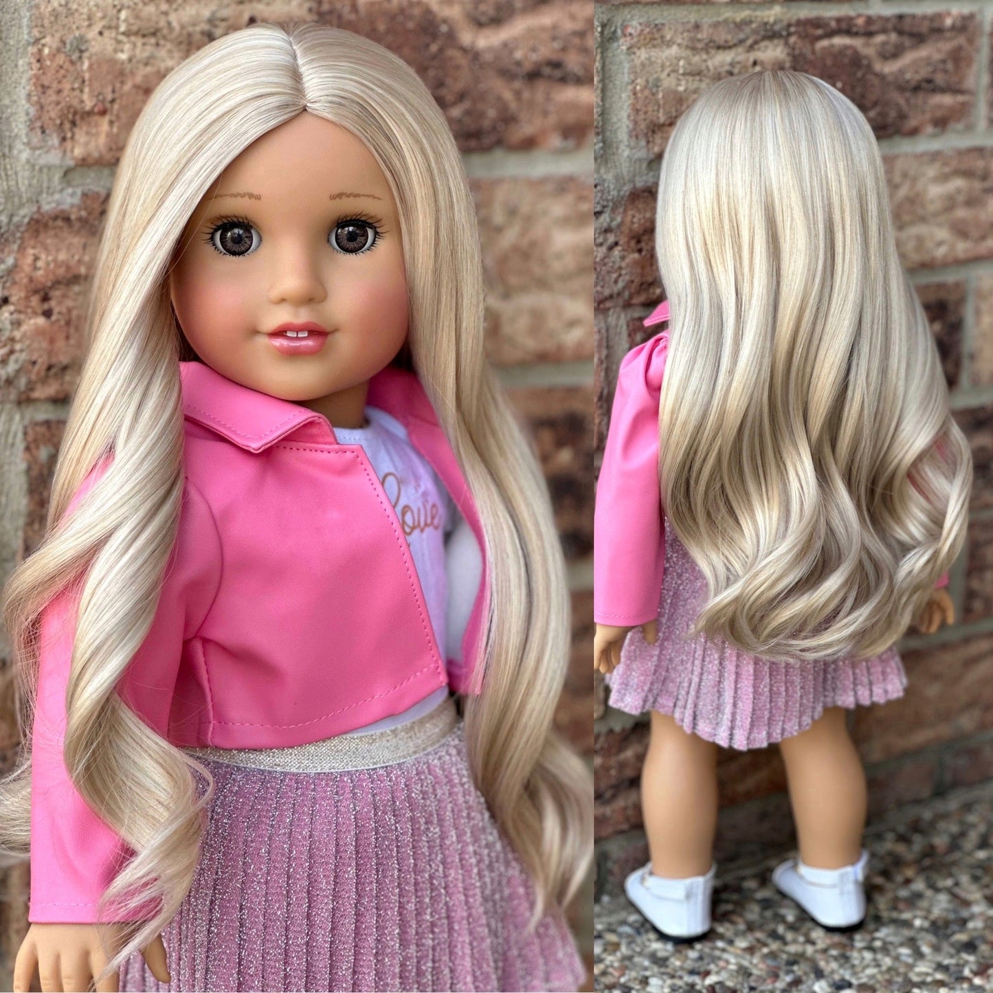 Lavish “Cashmere Crème” Lightly Curled