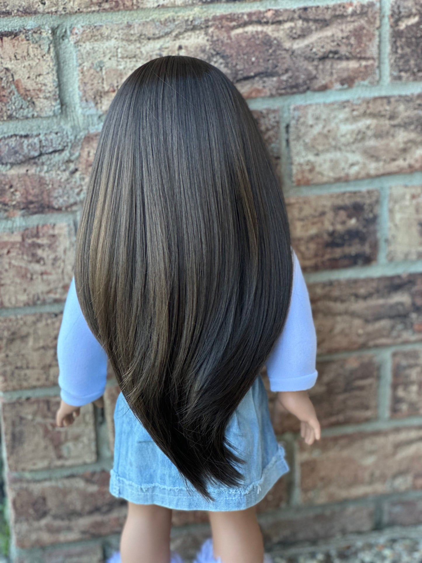 Lavish “Dark Walnut” Bangs