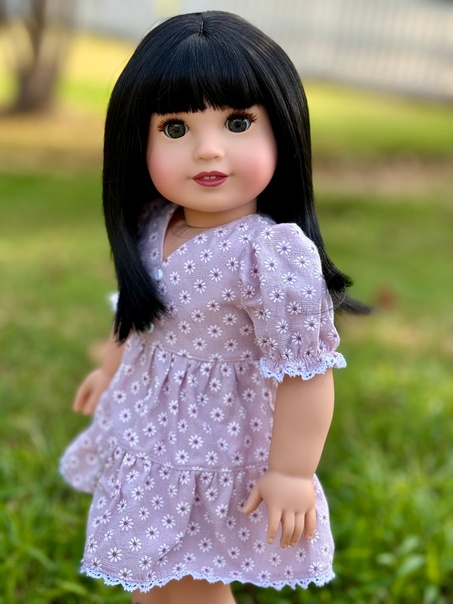 Lavish “Black Lily” Med Bangs
