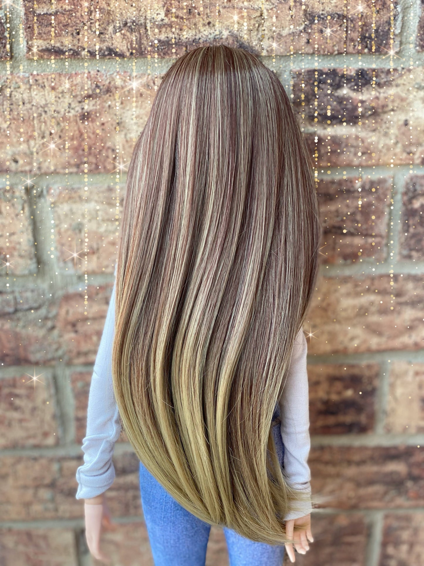Chic Size 21.5cm Wig “Caramel Truffle”