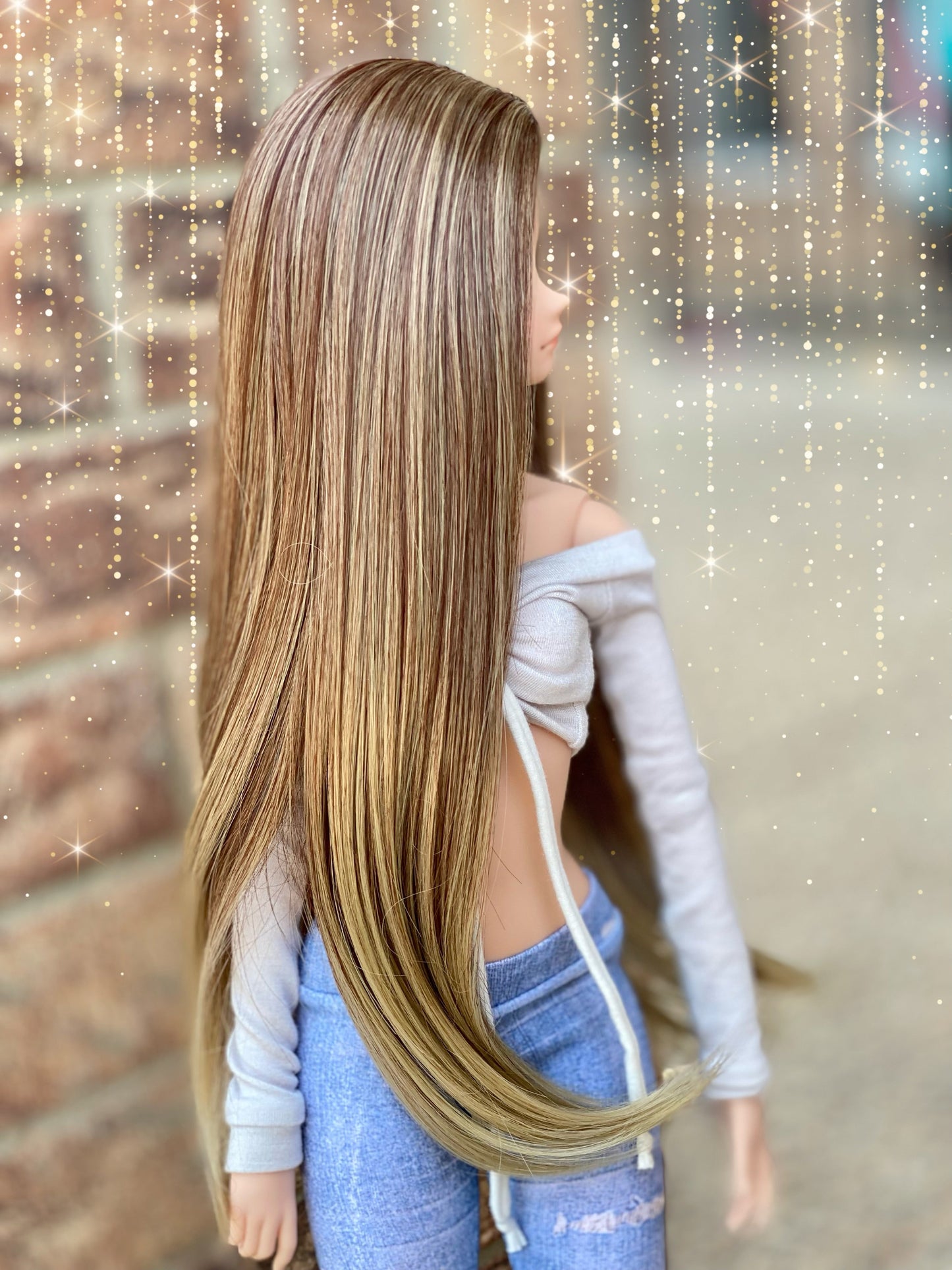 Chic Size 21.5cm Wig “Caramel Truffle”