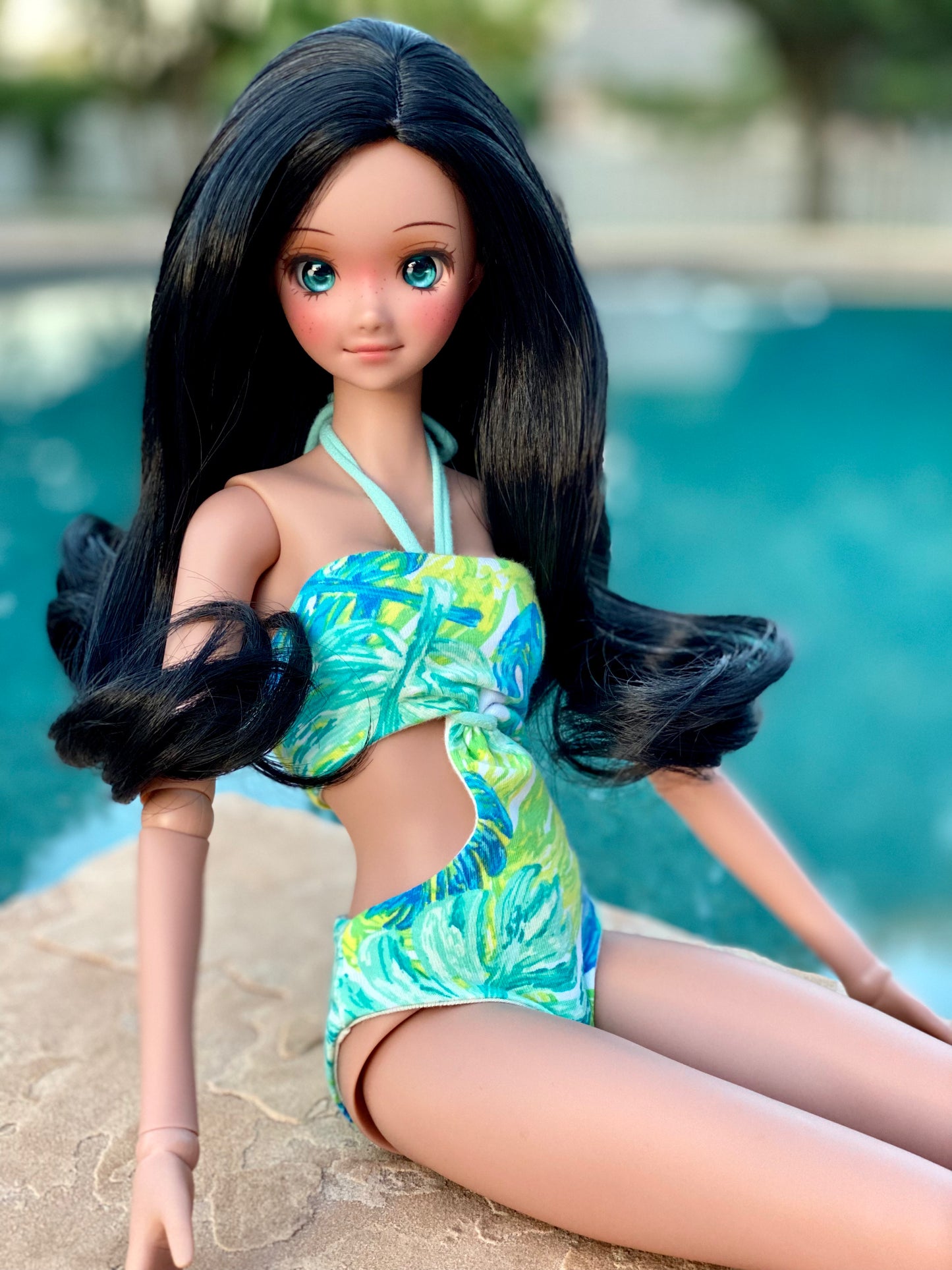 Chic Size 21.5cm Wig “Black Ribbon”