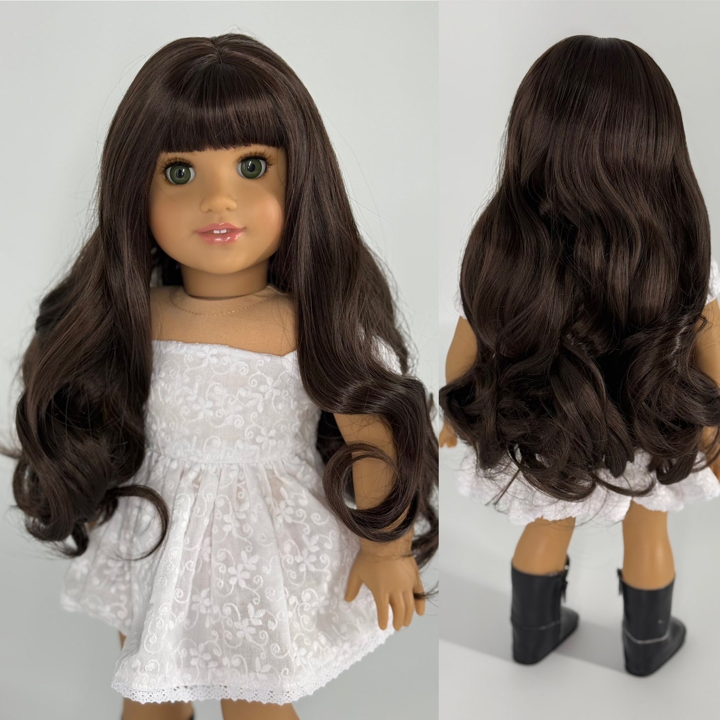 Lavish “French Espresso” Bangs