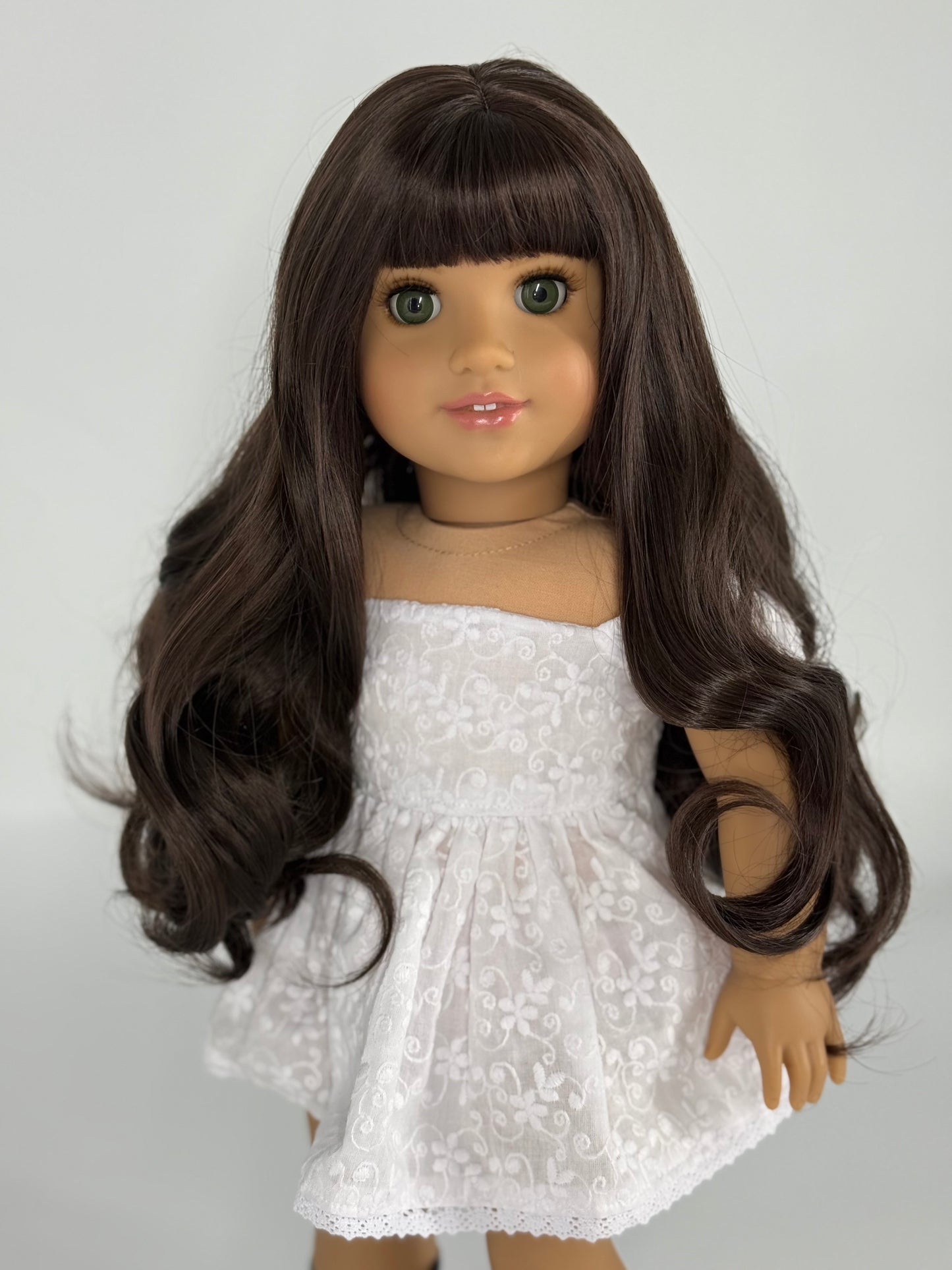 Lavish “French Espresso” Bangs