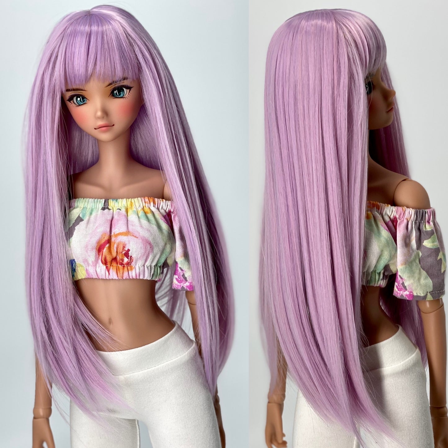 Lavish Size 21cm Wig “Lavender Blossom” Long, Bangs