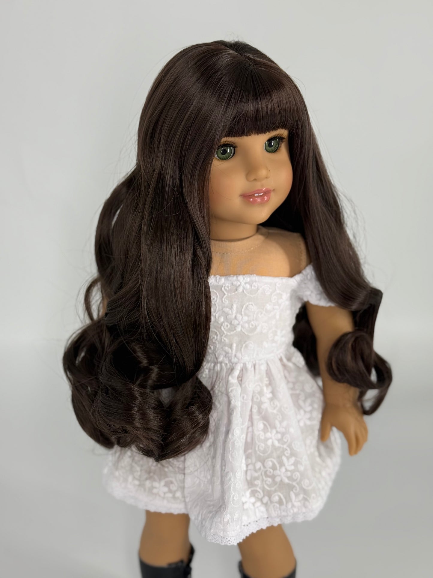 Lavish “French Espresso” Bangs