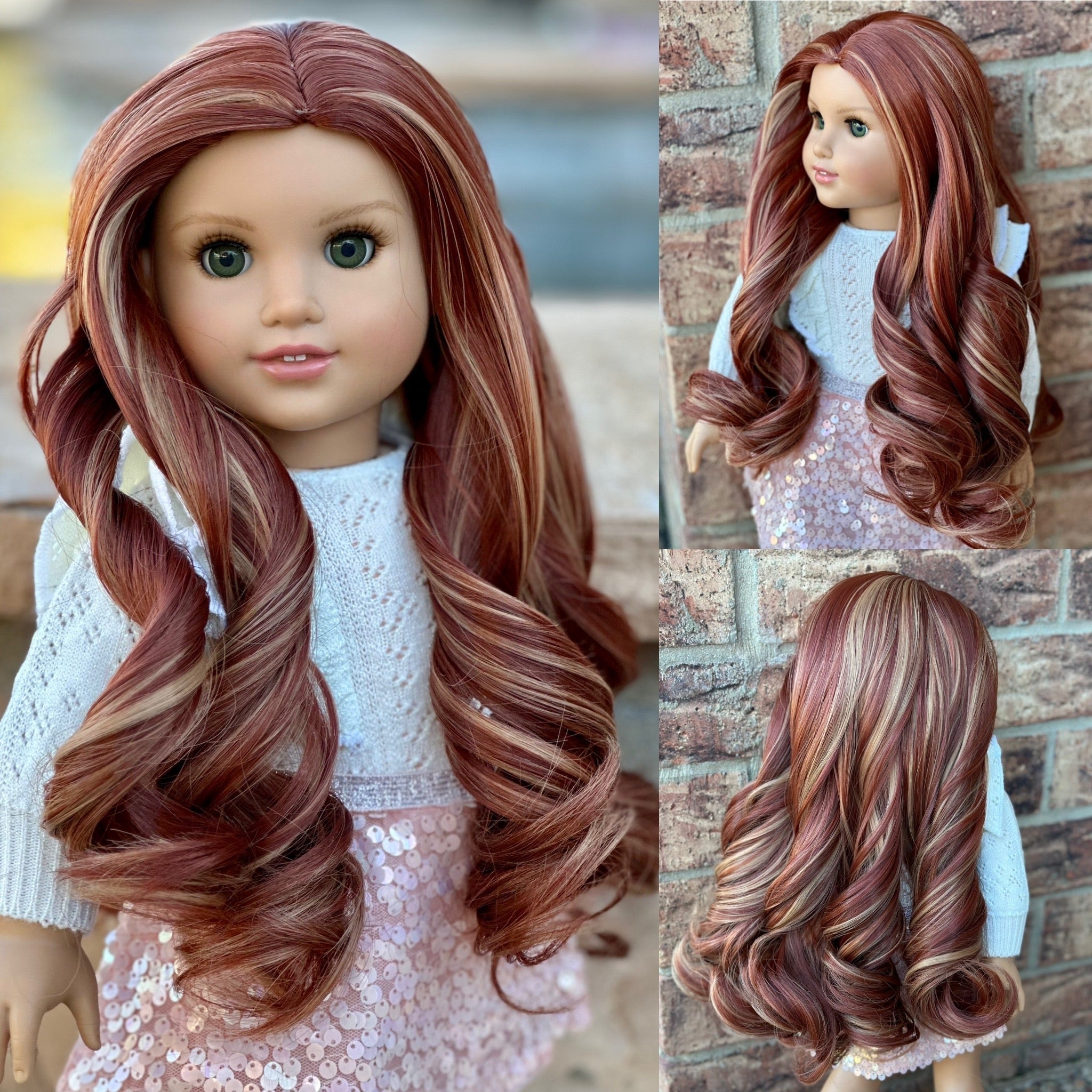 Wigs for 18 inch dolls DallasDollCo