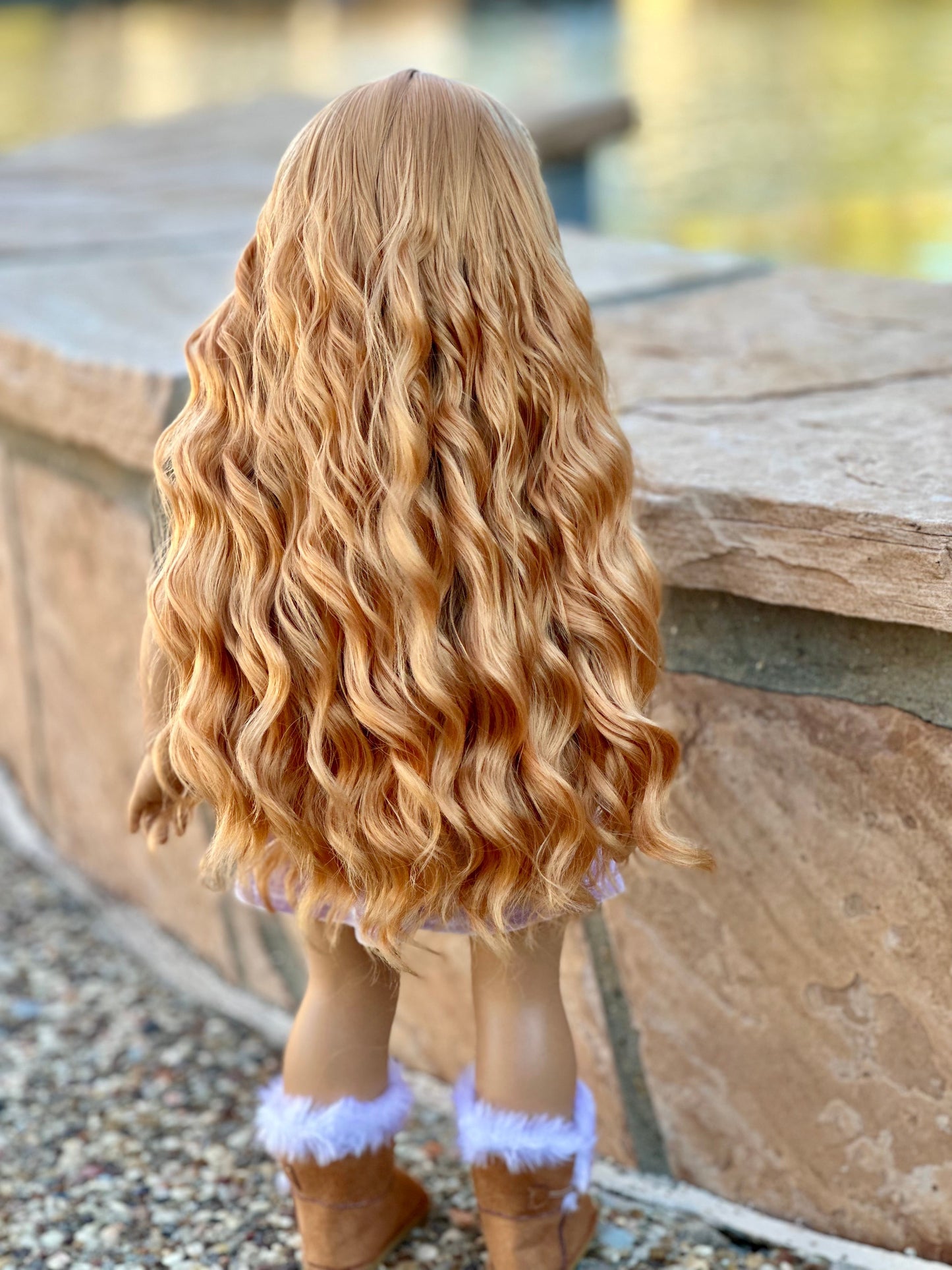 Lavish “Golden Harvest” Spiral Curls