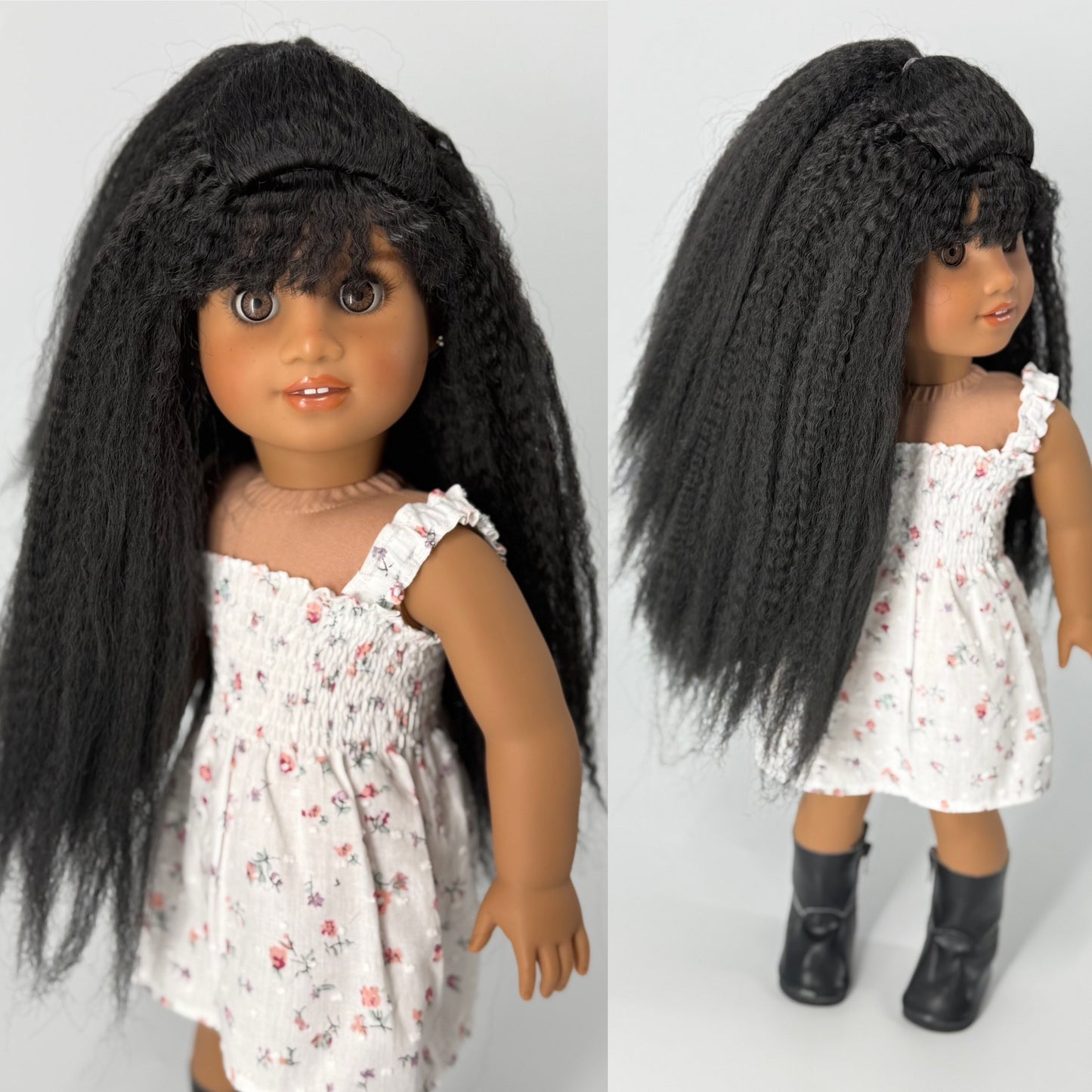 Lavish “18” textured, bangs