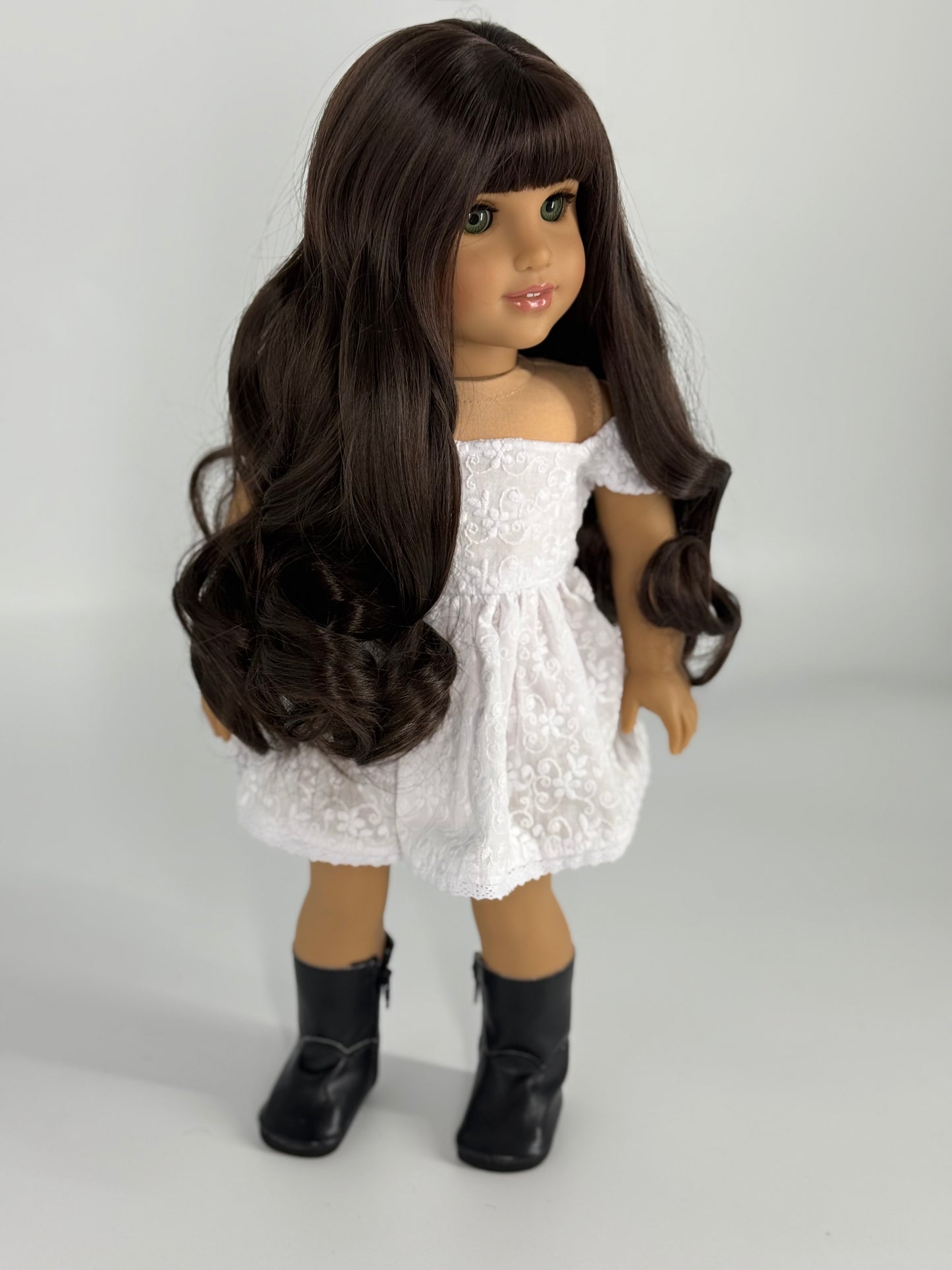 Lavish “French Espresso” Bangs