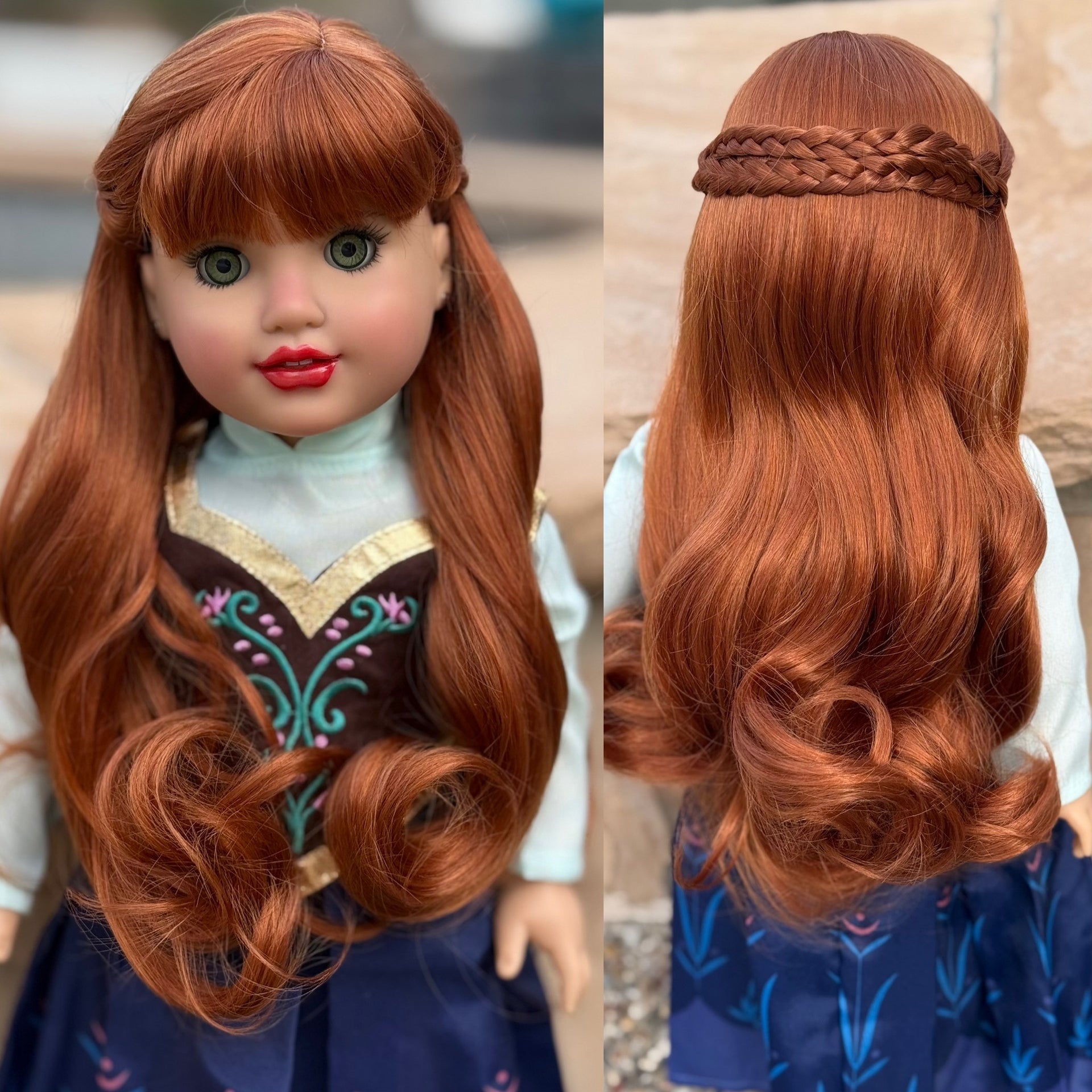 Lavish “Redhead Queen” with Braids – DallasDollCo