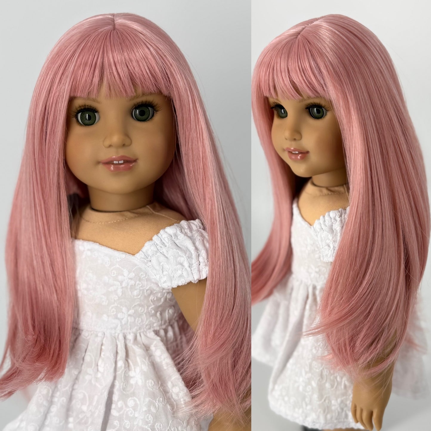 Lavish “Vintage Rose” Pink Bangs