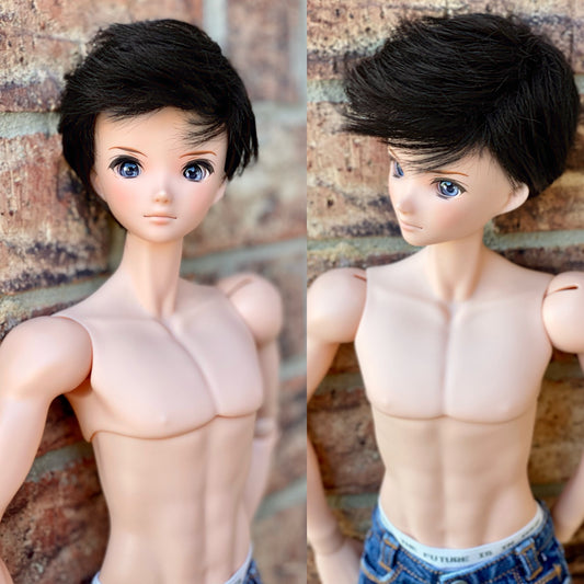 CHIC Size 21.5cm Wig “Vincent” in Pure Black