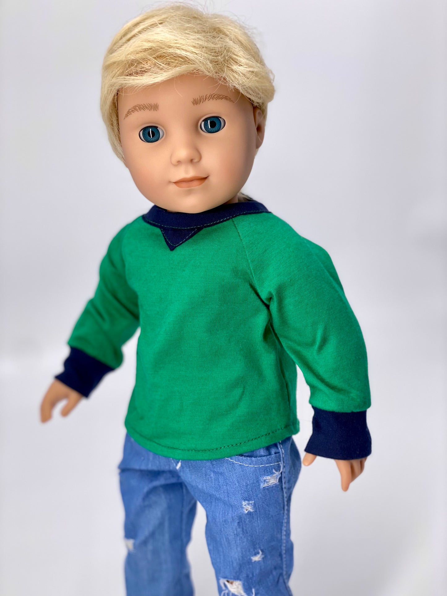 American Girl Doll Size 11.5” Wig “Vincent” in Warm Blonde