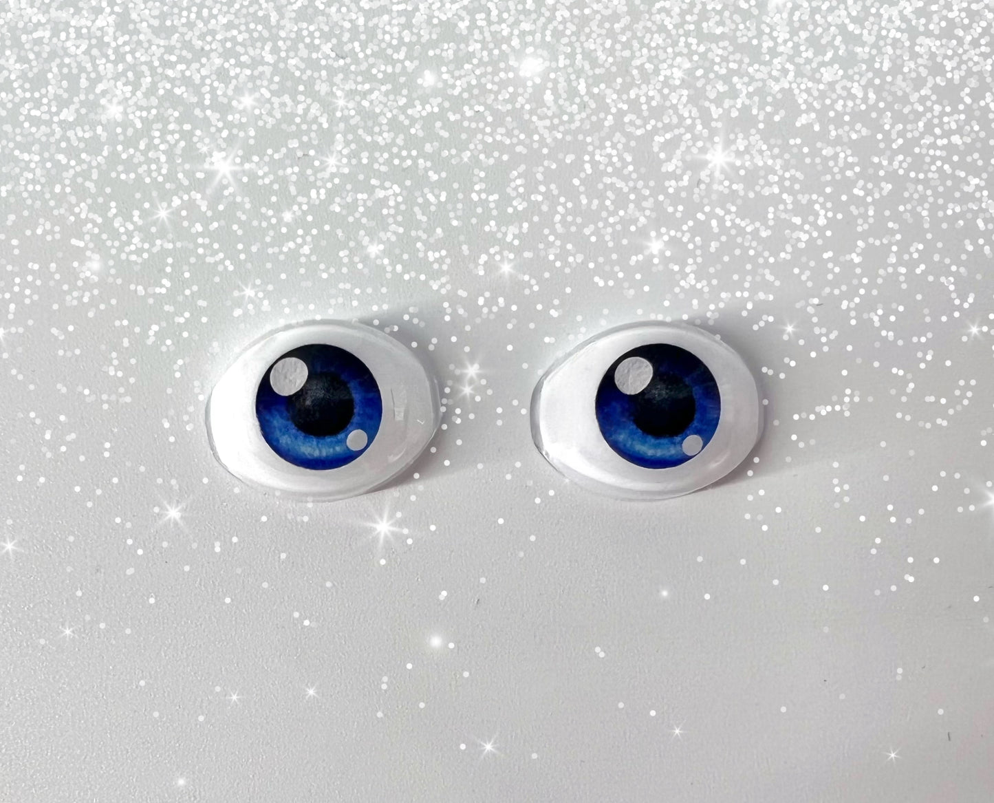 Midnight Blue Oval Eye for Smart Doll, BJD 18mm Length