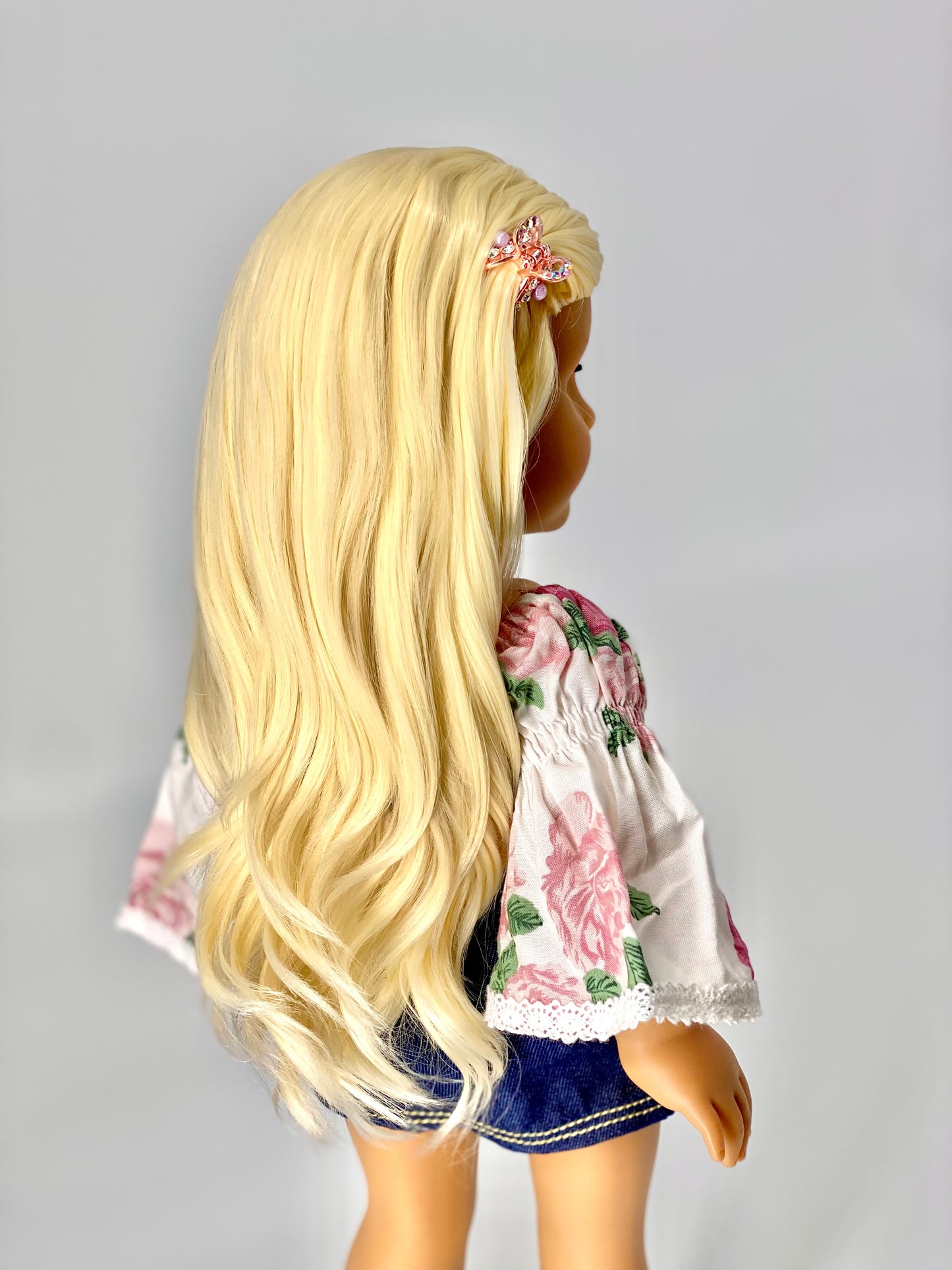 American Girl Doll Wig SILKEN “Blonde Gold”