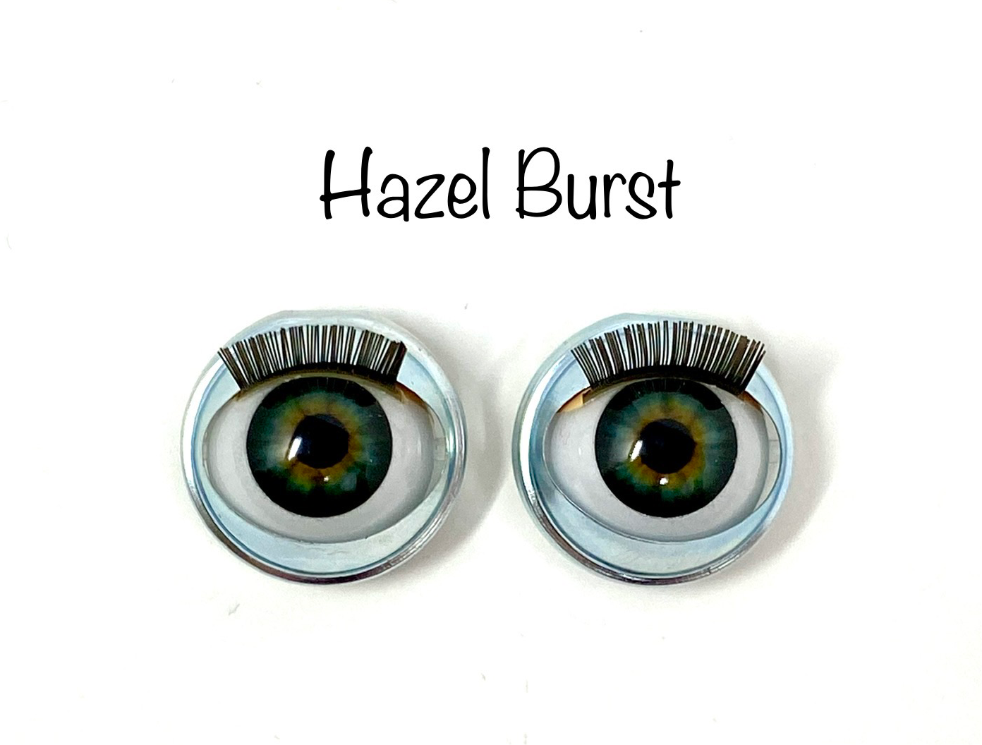 American Girl Custom Eyes “Hazel Burst”